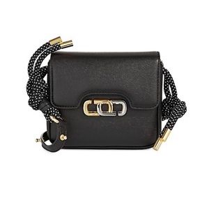Brand New IN SEASON Marc Jacobs Double Link J Mini Shoulder Bag in Black